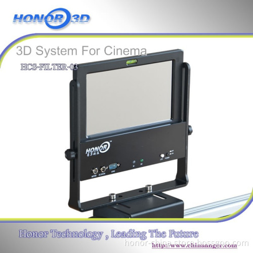 Passive 3D system compatible chirstie/Barco digital projector